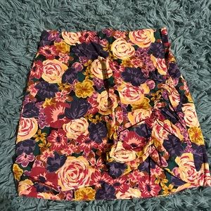 Zara Floral Skirt Size S